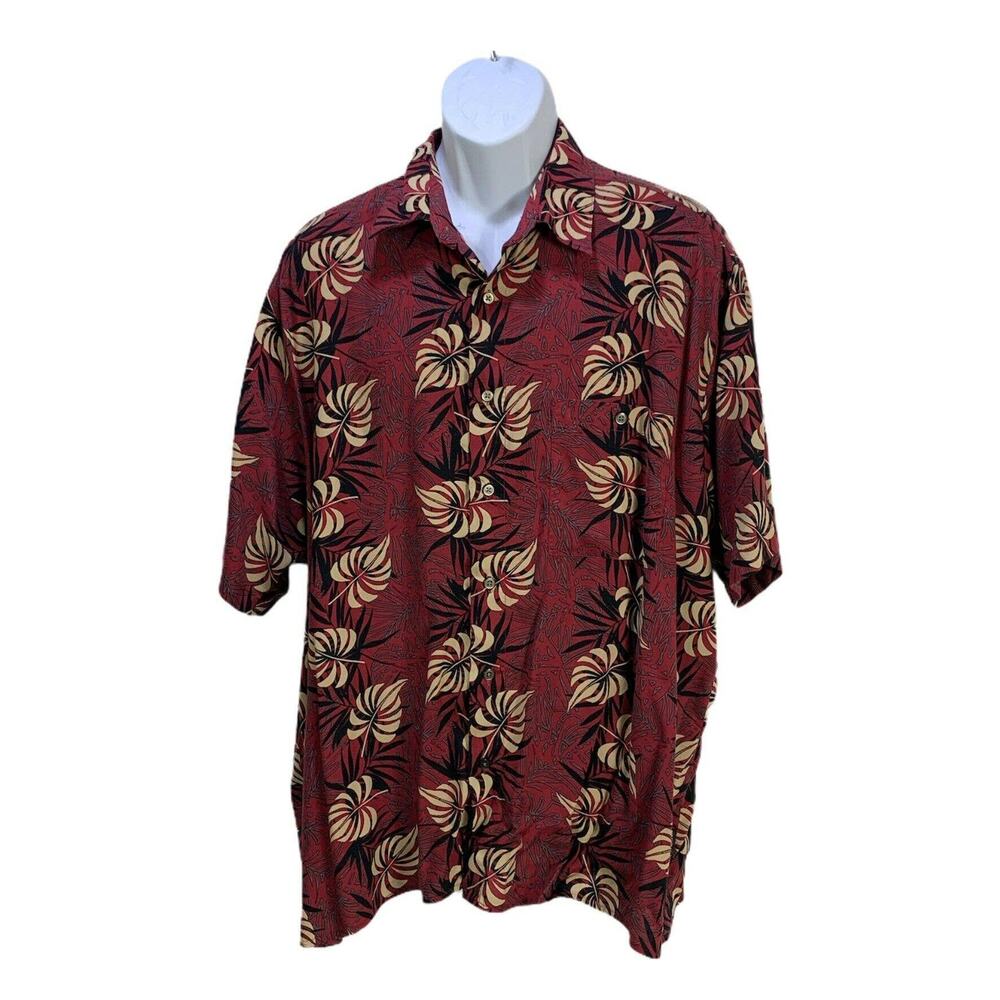 Natural Issues Hawaii Button Down Casual Shirt Size XL Short Sleeve Beach